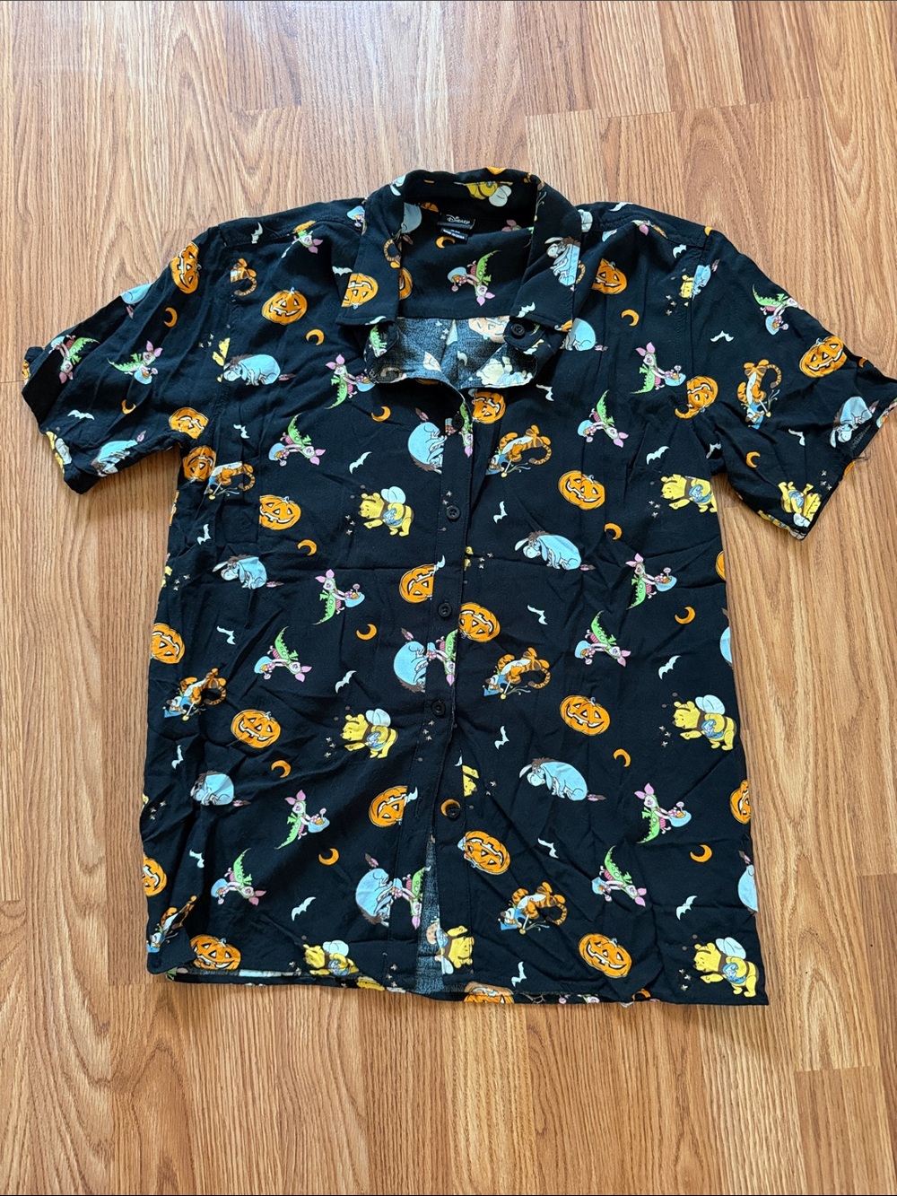 Winnie The Pooh Halloween Button Up